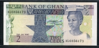 가나 Ghana 1980,2 Cedis,P18b,,미사용
