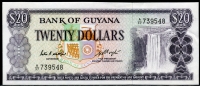 가이아나 Guyana 1983 20 Dollars P24c Sign 6 미사용