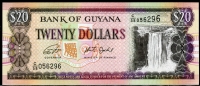 가이아나 Guyana 1996 20 Dollars,P30f,Sign 15,미사용