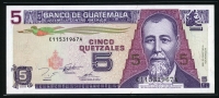 과테말라 Guatemala 1995 5 Quetzales P88b 미사용