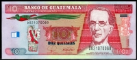 과테말라 Guatemala 2008 10 Quetzales P117 미사용