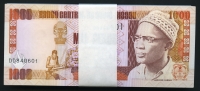 기니비사우 Guinea-Bissau 1990 1000 Pesos P13a 100장 미사용 다발