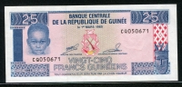 기니 Guinea 1985 25Francs,P28,미사용