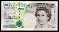 영국 Great Britain 1990(1999-2002) 5Pounds P382Ab,M.Lowther, 미사용