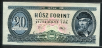 헝가리 Hungary 1975 20 Forint P169f 미사용- (기계자국)