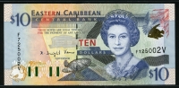 동카리브 East Caribbean States 2000 10 Dollars,P38v,미사용