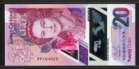 동카리브 East Caribbean States 2019 20 Dollars P57 폴리머 미사용