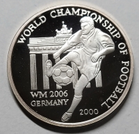 북한 2000년 2006 독일 월드컵 프루프 은화 ( 순은 7g / 30 mm)