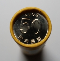 한국은행 2003년 50원 50개 정품롤