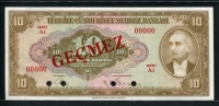 터키 Turkey 1930(1948) 10 Lira,P148s,Specimen, 미사용