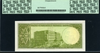 터키 Turkey 1930(1960) 2 1/2 Lira P153a PCGS 65 PPQ 완전미사용
