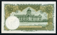 태국 Thailand 1953 20 Baht,P77d,Signature 41,미사용