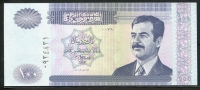 이라크 Iraq 2002 100Dinars,P87, 미사용